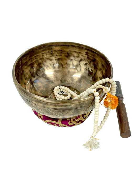 Therapy Singing Bowl Antique Finish Engraved