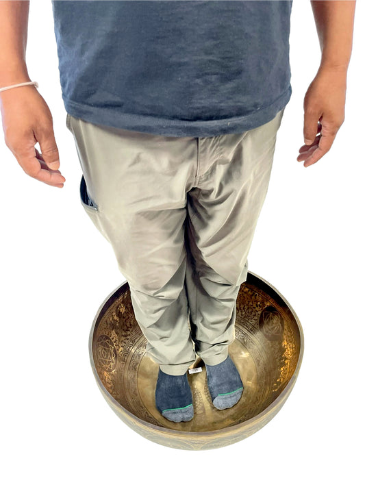 Therapy Foot Singing Bowl Engraved
